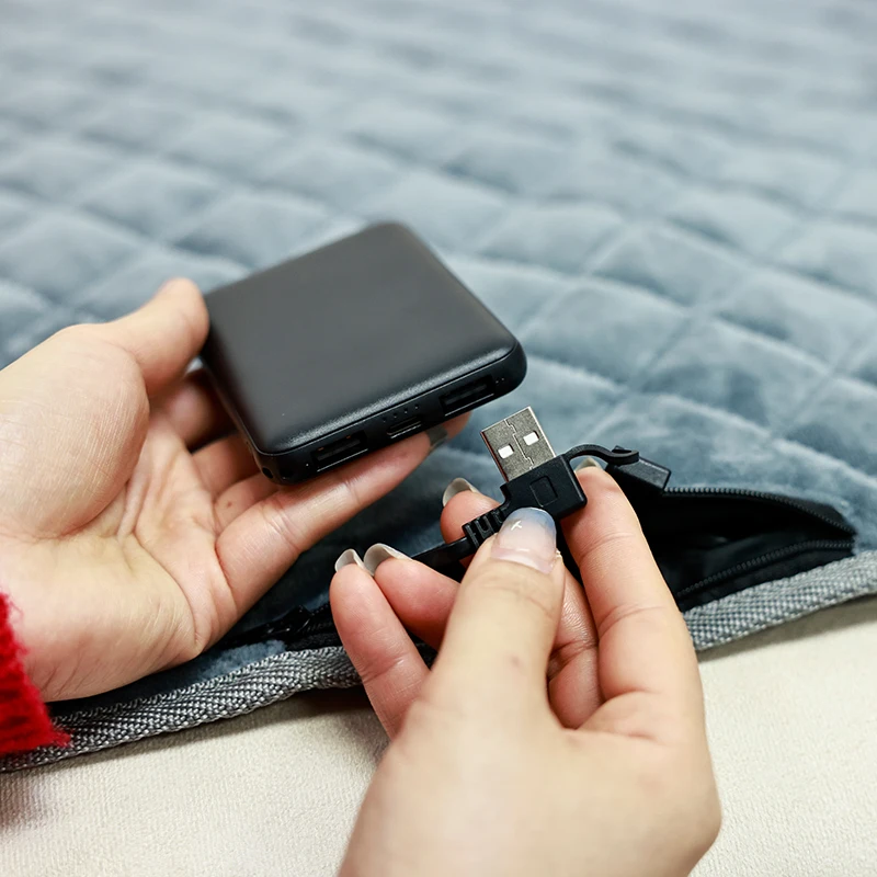 Customizable Portable Non-slip Heating Blanket for Chair, Sofa, Couch, 3-speed Heating Electric Heating Pad