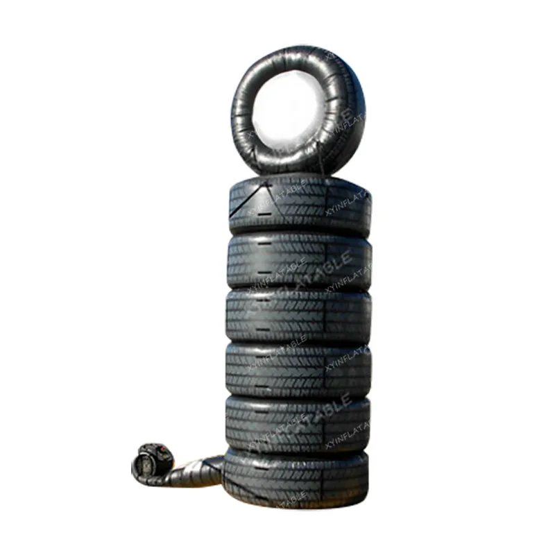 Hot sale giant inflatable tire,inflatable tire display, inflatable tire man for advertising