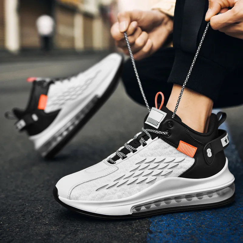 Custom Brand White Shoes Plain Wholesale Shoes Sport Air 720 Fashion New Model White Sneakers For Men