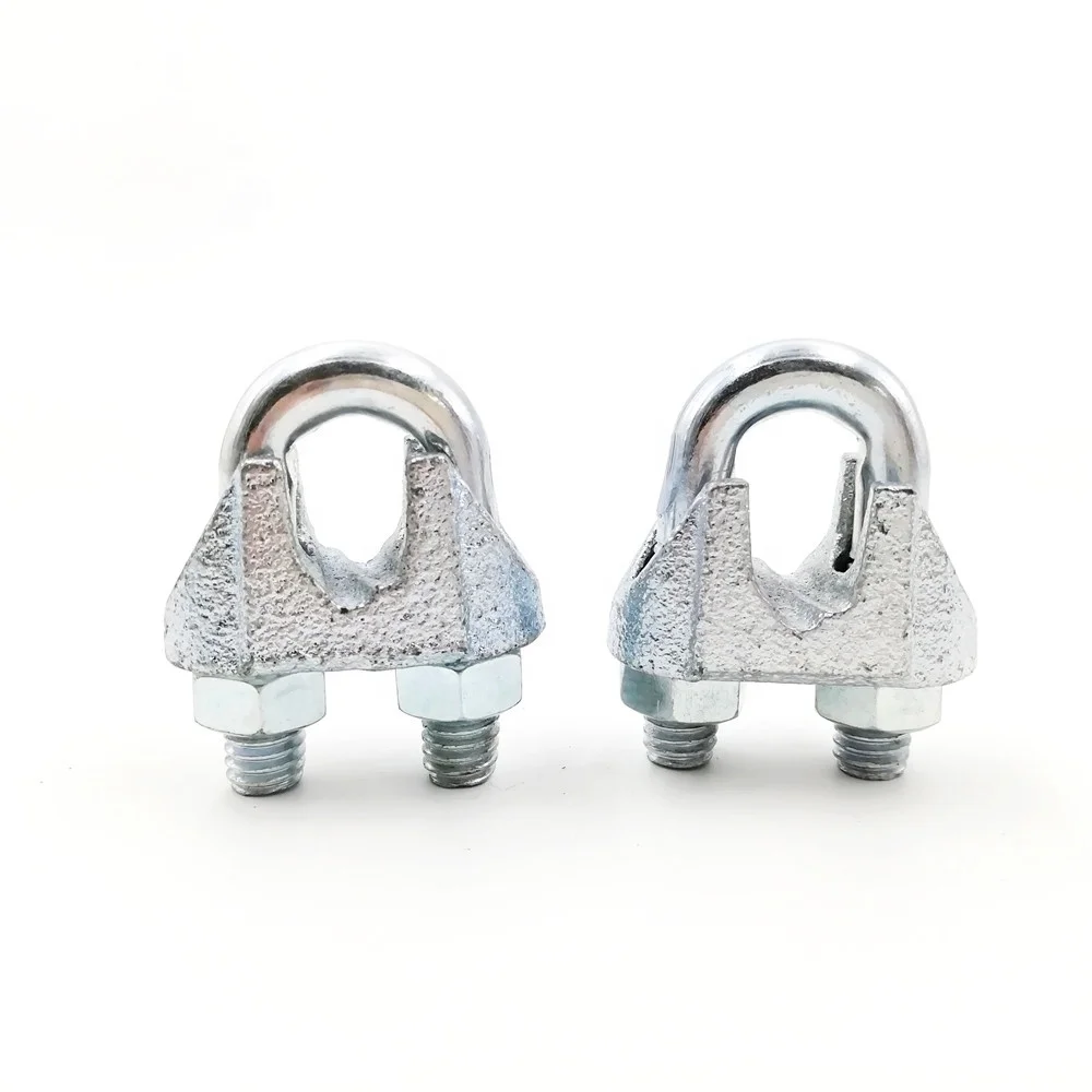 Малогабаритный зажим для проволочного троса американского типа