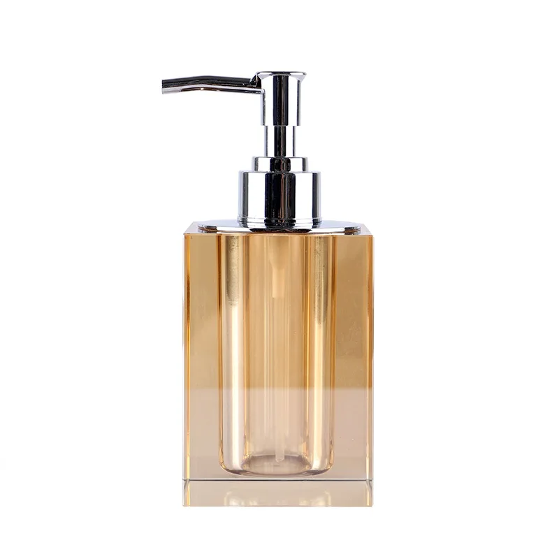 QL28 New Crystal Toiletries Set Soap Bottle Home Press Lotion Bottle Crystal Bathroom Accessories Storage Set