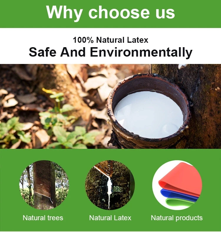 Hot Sale 5 pcs Different Level Custom Printed Resistance Bands Set With Bag