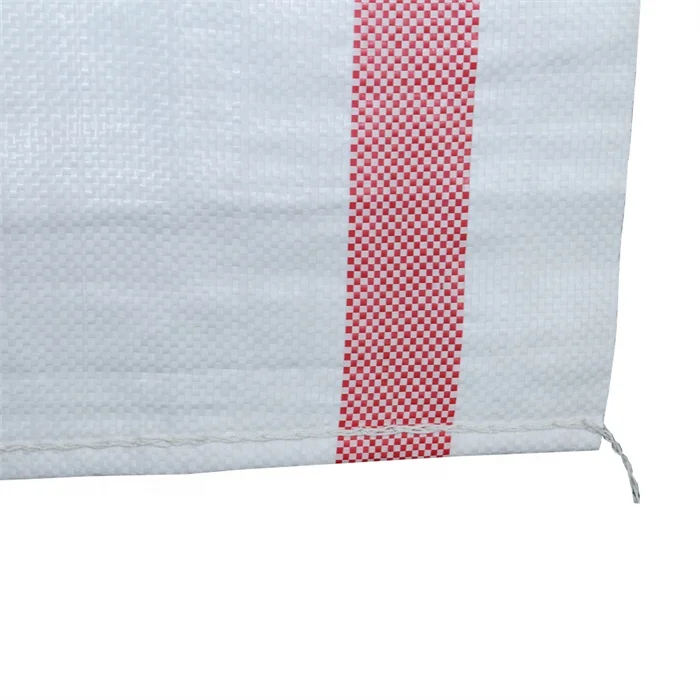 cheap price white color pp bag woven polypropylene sacks for packing rice, animal feed, corn, seed, fertilizer, flour
