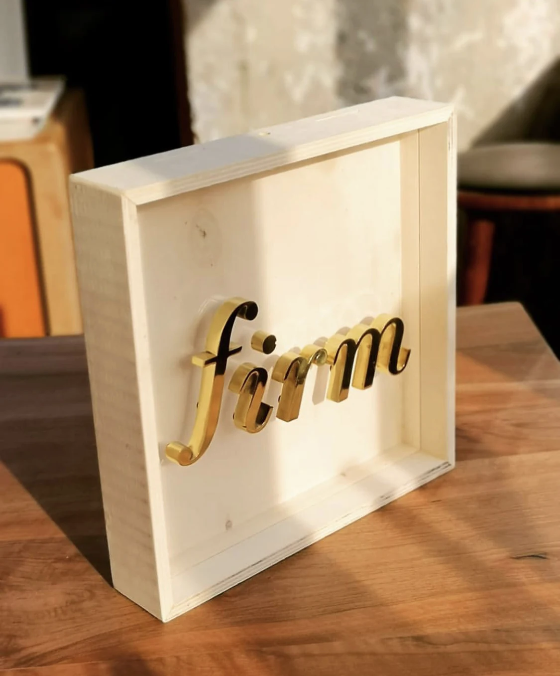Painted  laser cutting Seamless welding stick on wall golden stainless steel metal alphabet letters logo for decoration