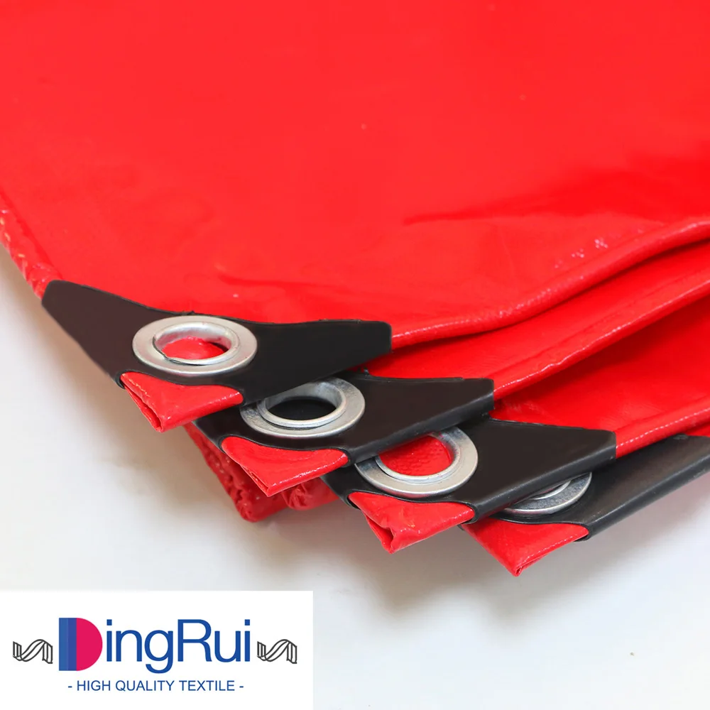 Canvas tarpaulin Heavy Duty PVC Coated Canvas 18oz Fabric PVC Vinyl Tarpaulin for Tent Truck Car