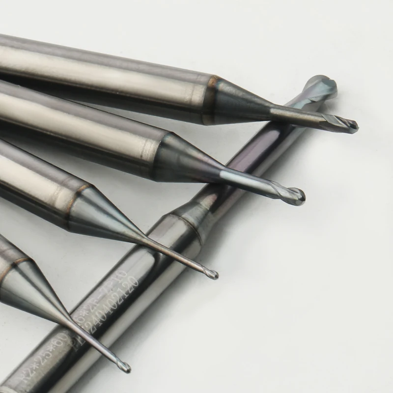 Deep Groove Tungsten Carbide Alloy Ball Milling Cutter CNC Controllable End Mill 6mm Shank Diameter Customizable OEM ODM Support
