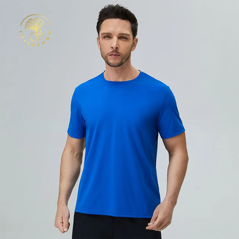 Custom Multicolor Dry Fit Moisture Wicking Short Sleeve Mesh Athletic  Workout T Shirts Clothing For Men