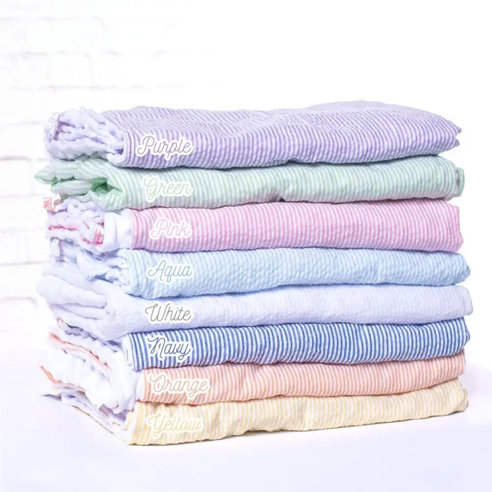 CFP A124 Minky Baby Blankets 30*40 inch  Seersucker Baby Blankets
