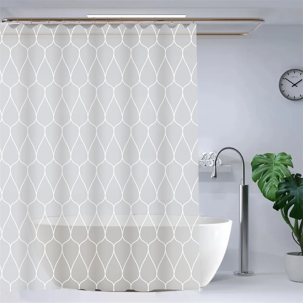 Eco-Friendly Feature And PE ,PEVA & EVA,PVC Material Shower curtain