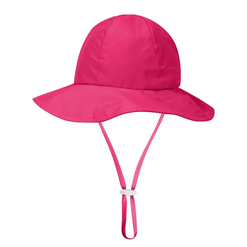 
Baby Sun Hat with UPF 50+ Outdoor Adjustable Foldable Beach Hat with Wide Visor Brim 