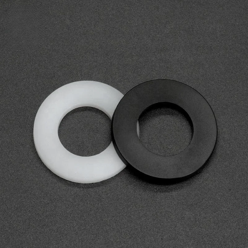 OEM Factory Supply White Black Nylon Plastic Gasket Plastic Washer Flat Washers Plastic Nylon Flat Washer