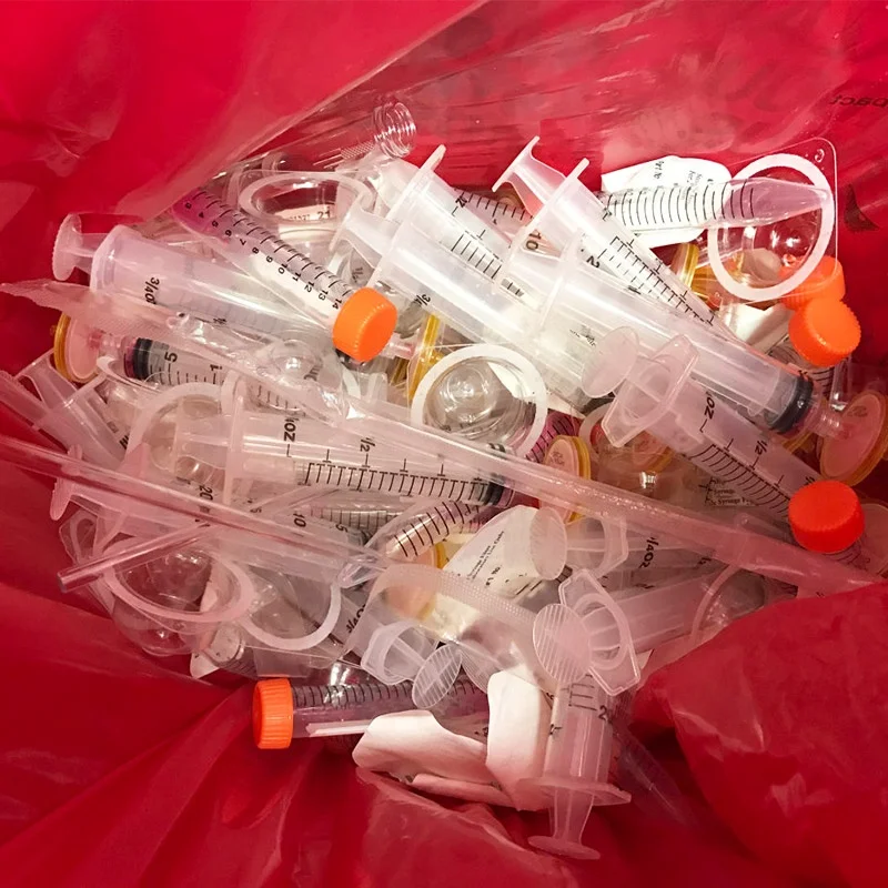 High Quality Large red autoclave medical biohazard waste bags disposal