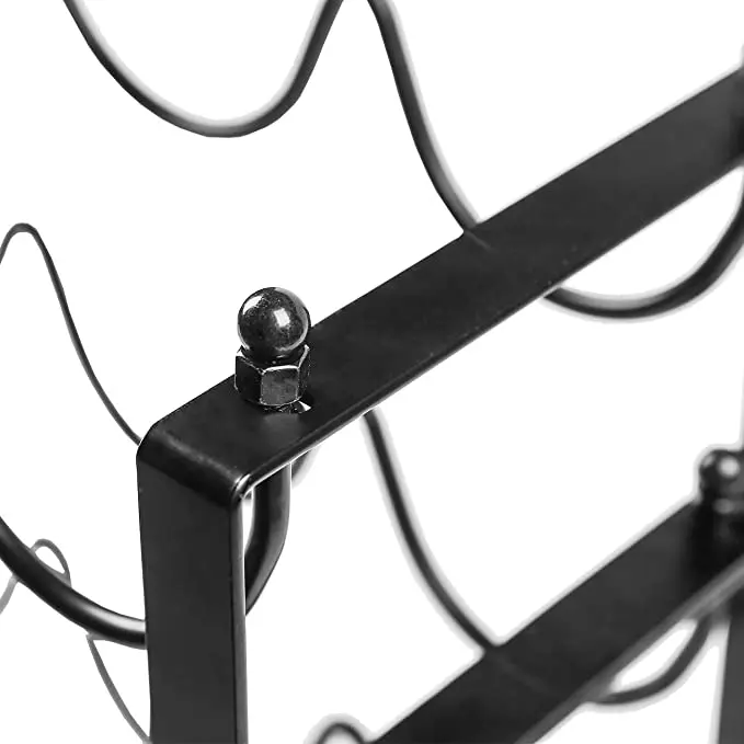 Simple style metal wine rack stackable wine bottle rack independent kitchen storage cabinet wine rack