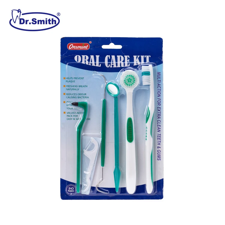 OEM Oral Hygiene Care Kit Includes Toothbrush and Dental Floss Private Label Packed in Boxes/Cartons