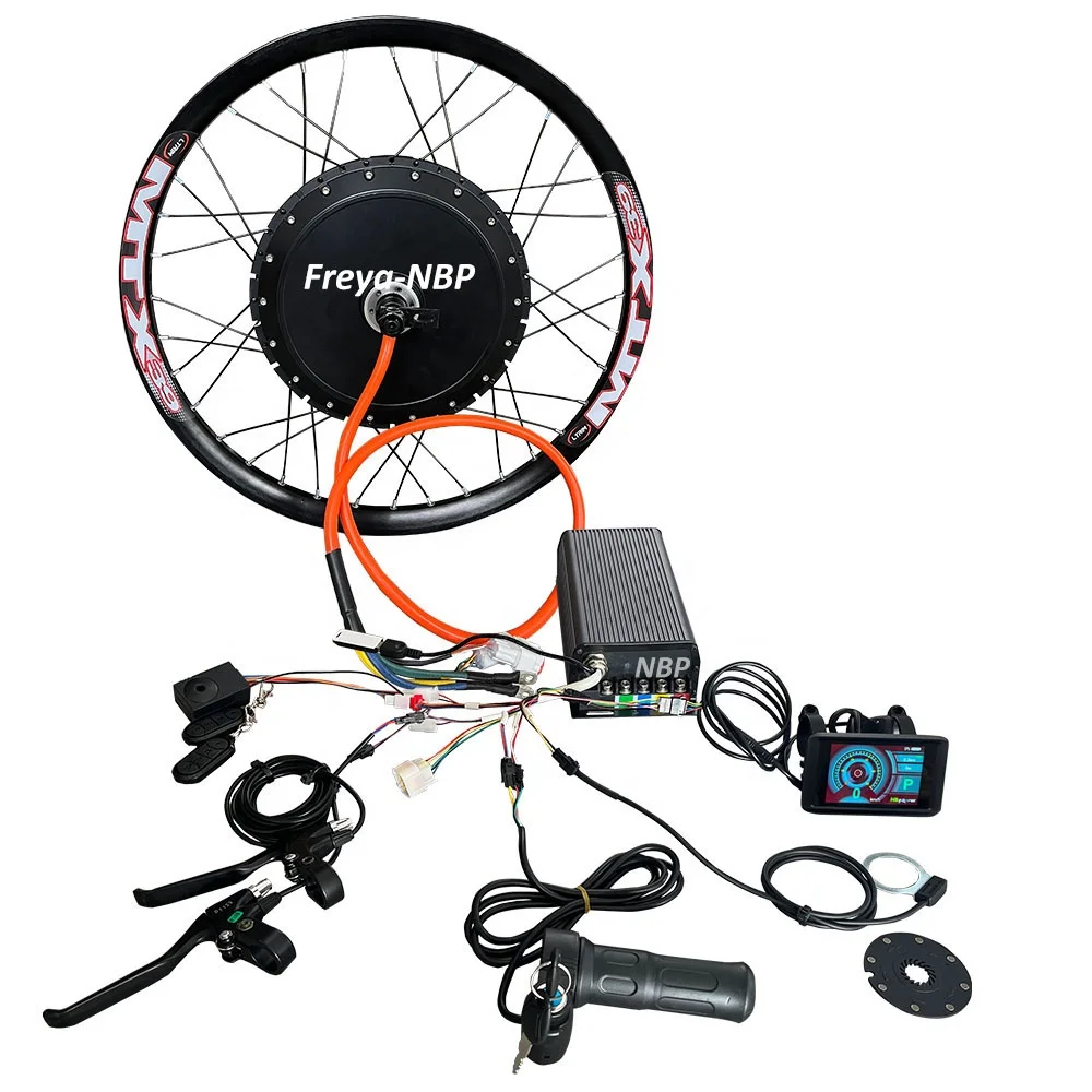 MTX39 Wheel high power QS motor V3 72V 8000w 40H Electric motorcycle Hub Motor Conversion Kit QS V3 273 Motor 8KW 150mm 1S gear