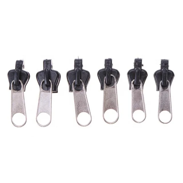 6 шт. универсальный упор для мгновенного исправить молния Ремонтный комплект Замена застежка-молния слайдера зубы застежки-молнии