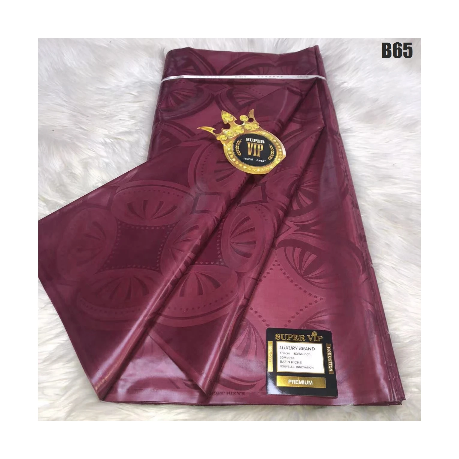 African Popular Bazin Sets 100% Cotton Bazin Riche Fabric for Dress Making