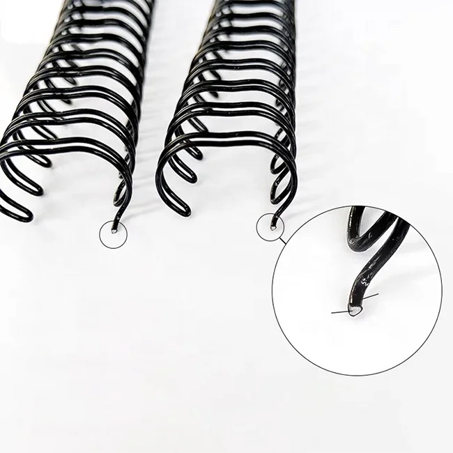 High Quality Colorful Metal Spiral Coiled PVC Plastic Single Nylon Coated Coils Wire Iron Ring Pattern for Office Use Good Price