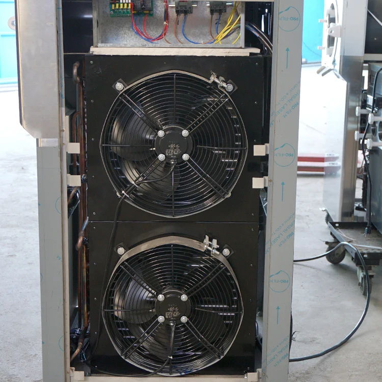 125L per hr ICM-48S batch freezer/hard ice cream machine/gelato continuous freezer with CE ETL Rohs