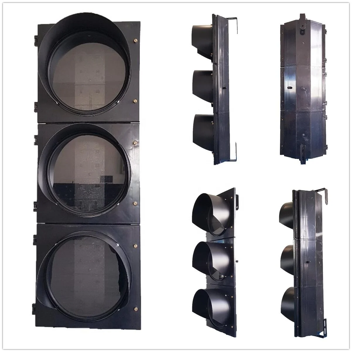 300MM 3-Section PC Plastic Housing Body Smart Traffic Light Part