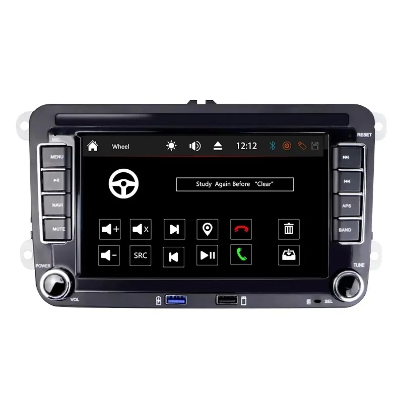 7 Inch MP5 For VW Volkswagen Golf Polo skoda rapid octavia Radio Tiguan Passat b7 front usb 2 Din Car Multimedia Player FM Radio