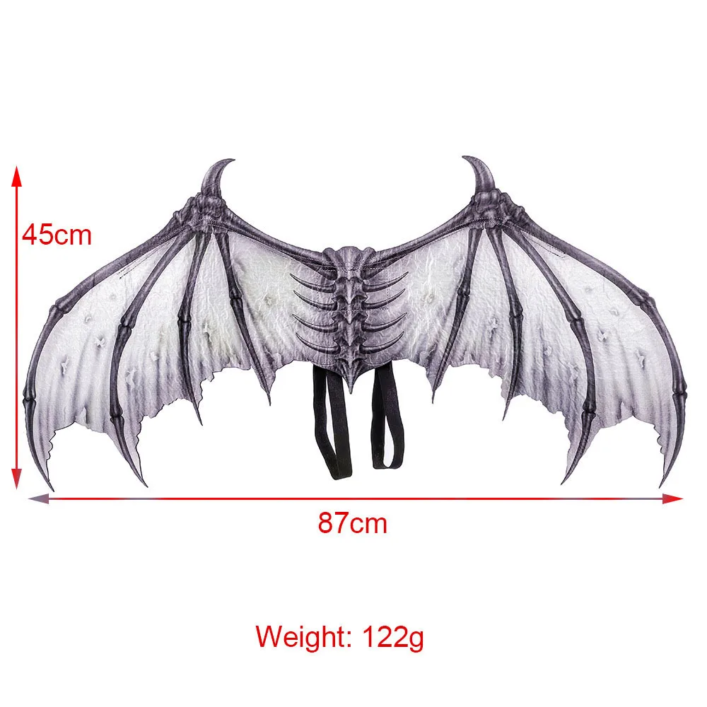 Hot Selling Halloween Costume Accessory Adult Masquerade Party Decoration Devil Bat Wings Props