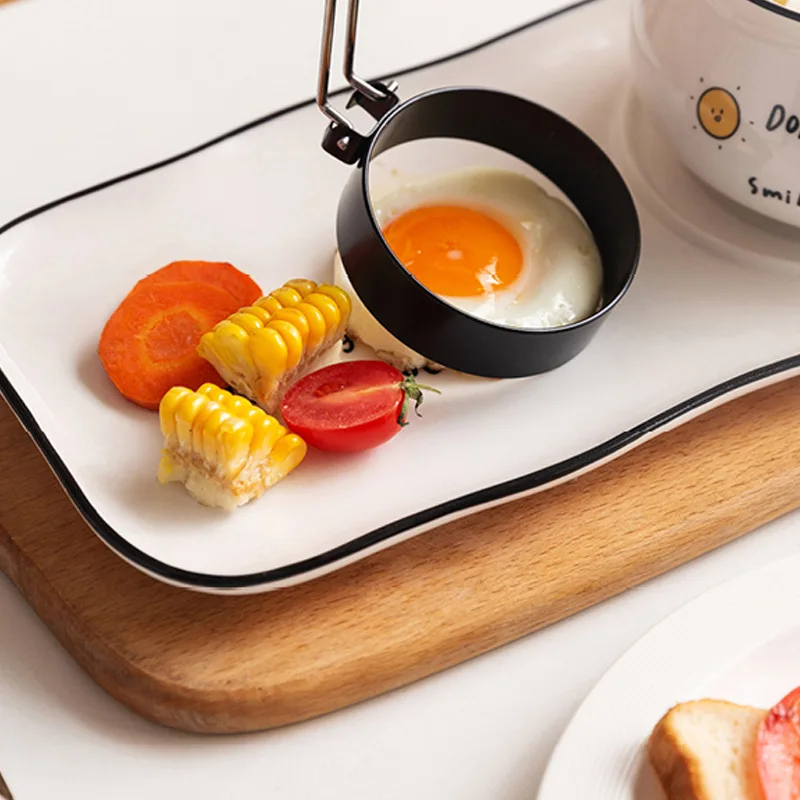 Stainless Steel Cooking Mold Fried Egg Pancake Circle Non-Stick Egg Rings Kitchen Mould TooL