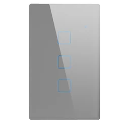 KAISI smart switch US standard smart wireless switch 118 type zigbee smart 4 gang glass touch panel switch Vietnam Thailand