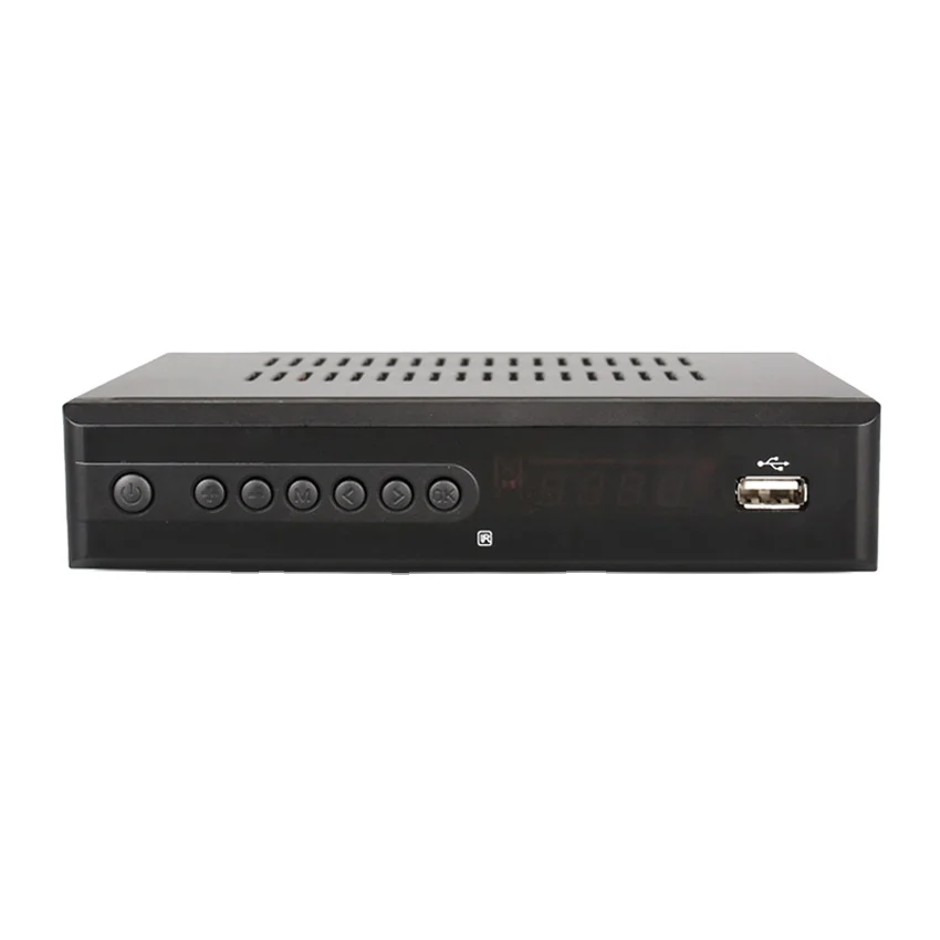 Hight quality hot selling digital tv tuner dvbt2 set top box dvb-t2 receiver converter box modulator