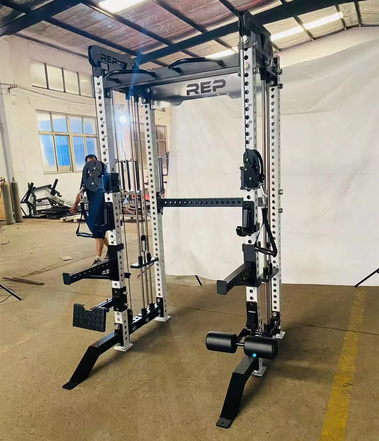 2024 Latest Commercial Fitness Equipment Full Rack Low Row Functional Trainer with 160KG Stack