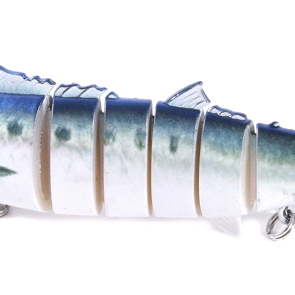 17.8cm 38g wholesale handmade fishing lure Lifelike Fishing Jointed minnow simulated 3D fish eyes