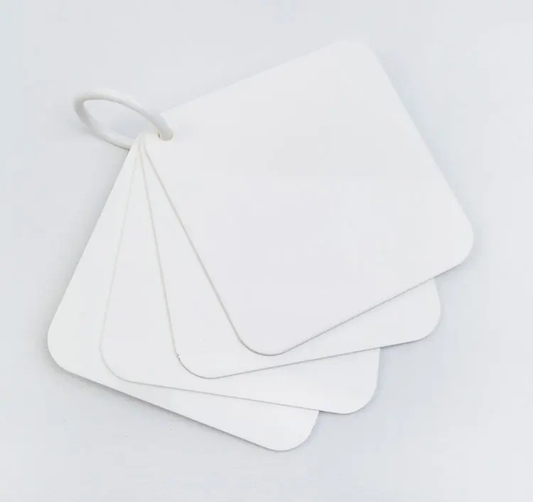 Plastic reading story photo book for baby double sided learning card Sublimation blank