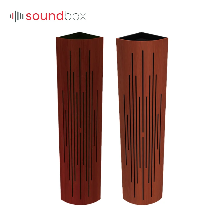 Деревянная акустическая звукорассеивающая панель Soundbox для частных кинотеатров студий Hifi комнатный акустический диффузор