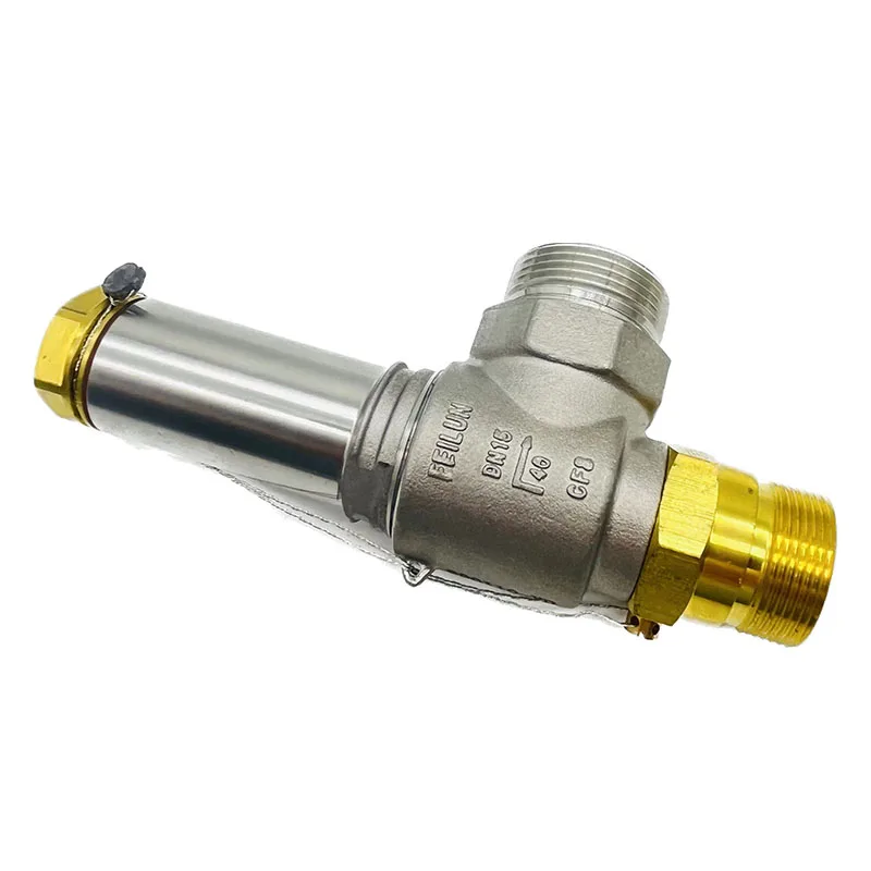 Cryogenic full lift safety relief valve in stainless steel for lng ln2 storage tank