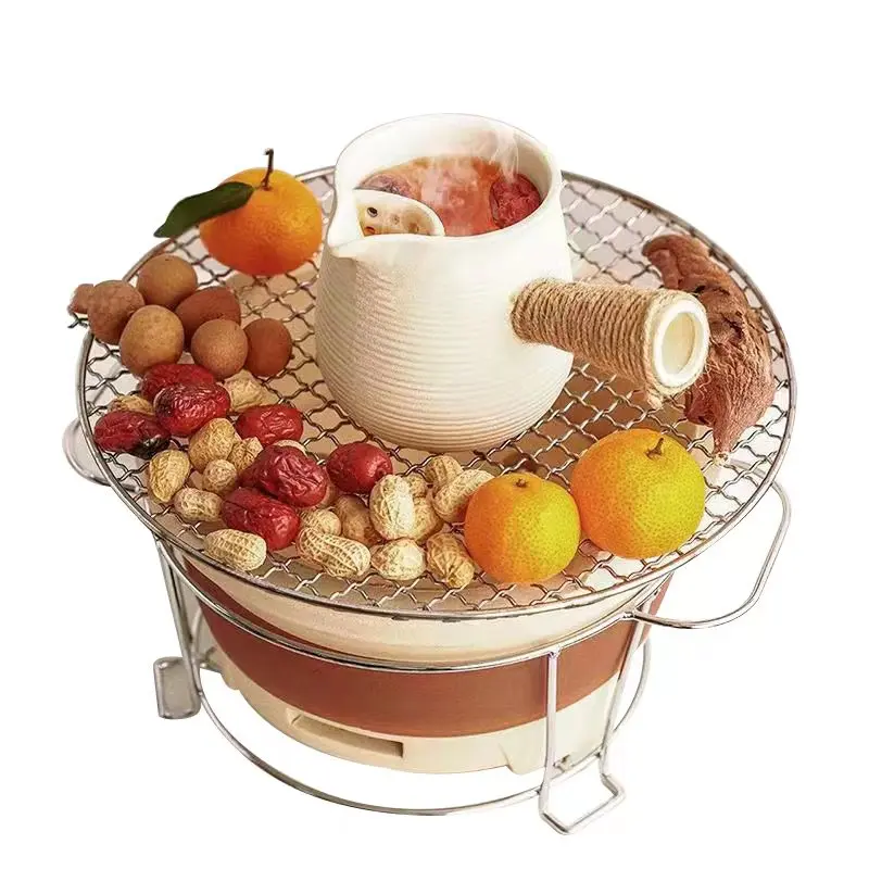 Корейские уличные барбекю на древесном угле копченые грили для путешествий ресторанов а подарок гриль сетка HQBG0026