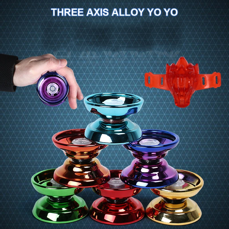 Оптовая продажа детские игрушки из сплава Yo-yo градиентные Цветные Игрушки для разных
