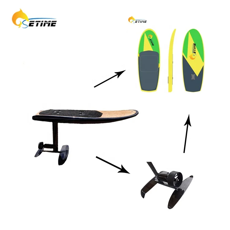 Fashion design various styles  efoil Surfboard Hydrofoil For Sea Surfing