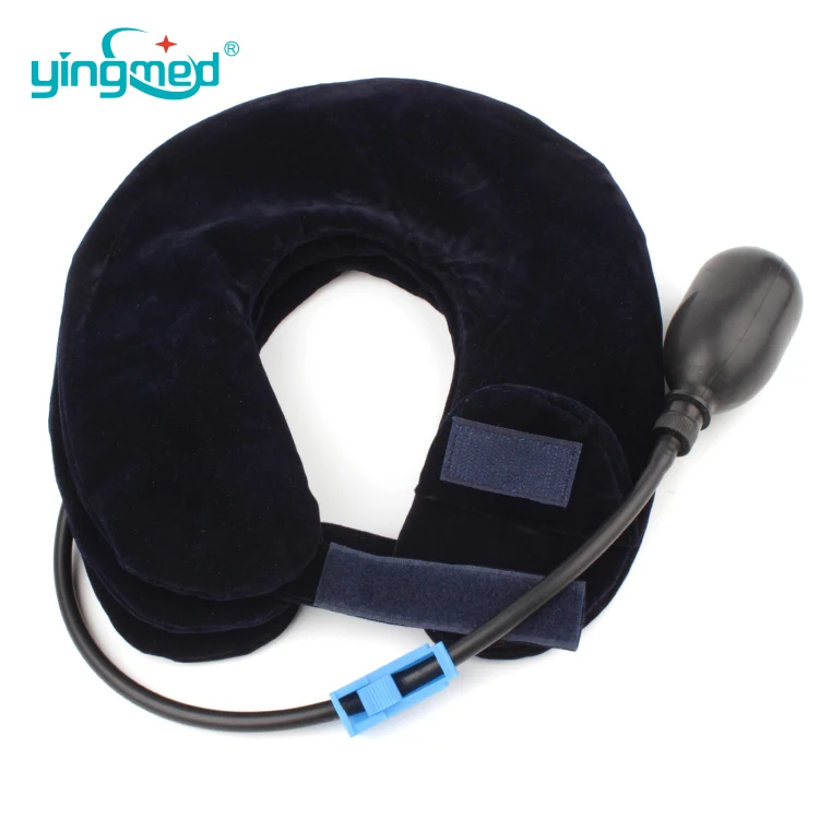 Medical Support Inflatable Neck Traction Pillow Pain Relief Neck Stretcher Cervical Traction Device