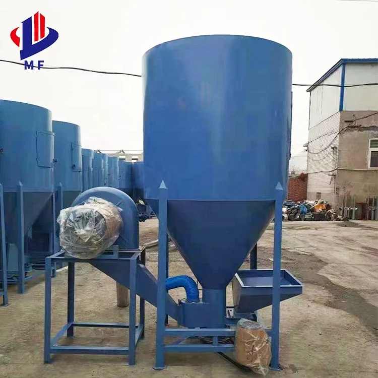 The manufacturer produces a pig feed mixing 7.5 kW crushing integrated machine for feed machinery and feed machinery