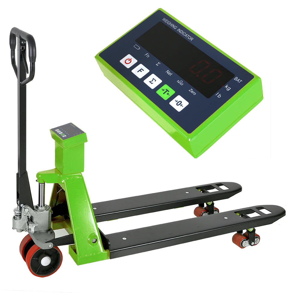 Industrial 3 ton pallet jack truck digital manual forklift scale with weighing system