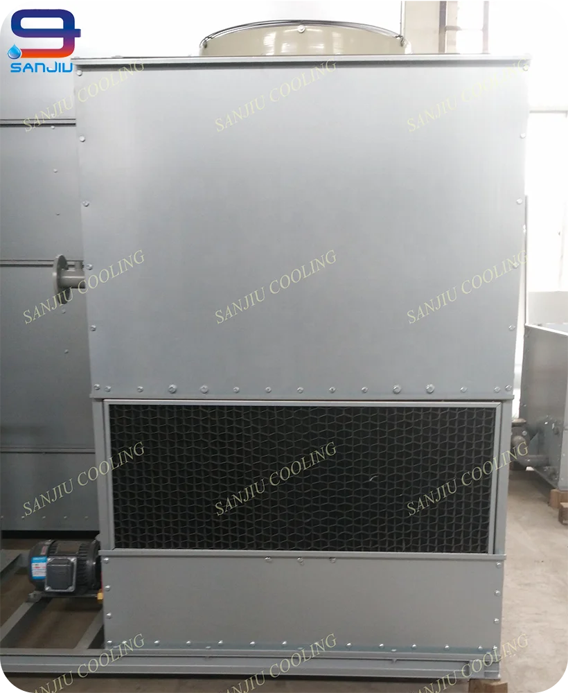 Counter Flow Closed Cooling Tower Small Rectangular Liquid Cooling Unit Water Cooling Condenser
