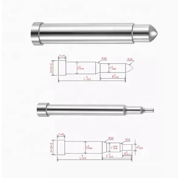 Precision Shoulder Punch Pin Press Die Component HSS Punches