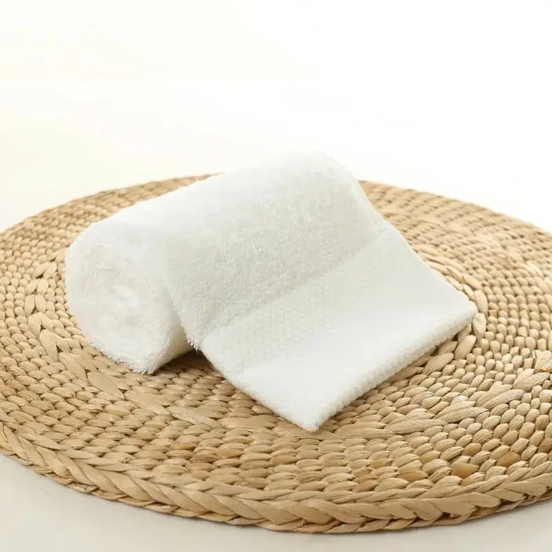 100 Cotton Bath Towel 70x140/80x160CM White Home Hotel Bathroom High Absorbent Large Bathing Towels