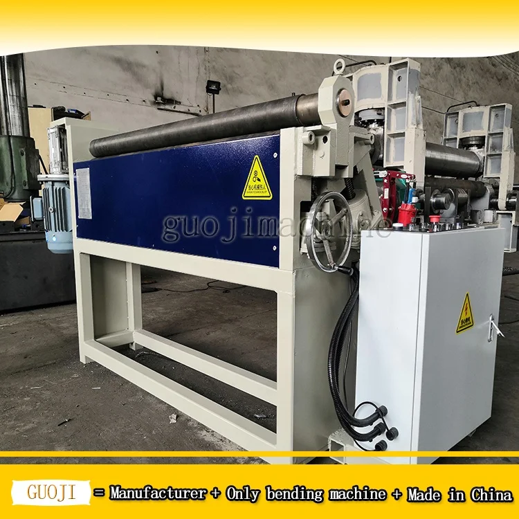 
GJW11F-2x1300 Mechanical Three Roller asymmetrical Plate Rolling bendingMachine 