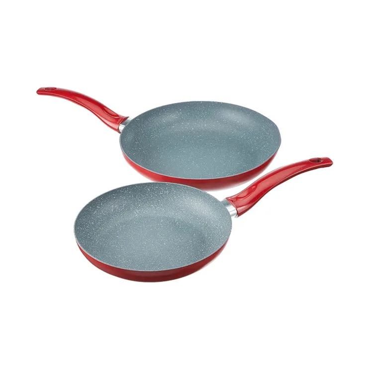 metallic PVD Coating Ceramic Non Stick Pan Cooking Pot Set Non-stick Cookware Set Sartenes Pans With Cast Aluminum Lid