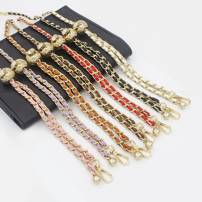 Factory Direct Small Metal Bag Chain with Single Hook Plate Practical Luggage Hardware Accessories Bag Snap Single Buy Accessory