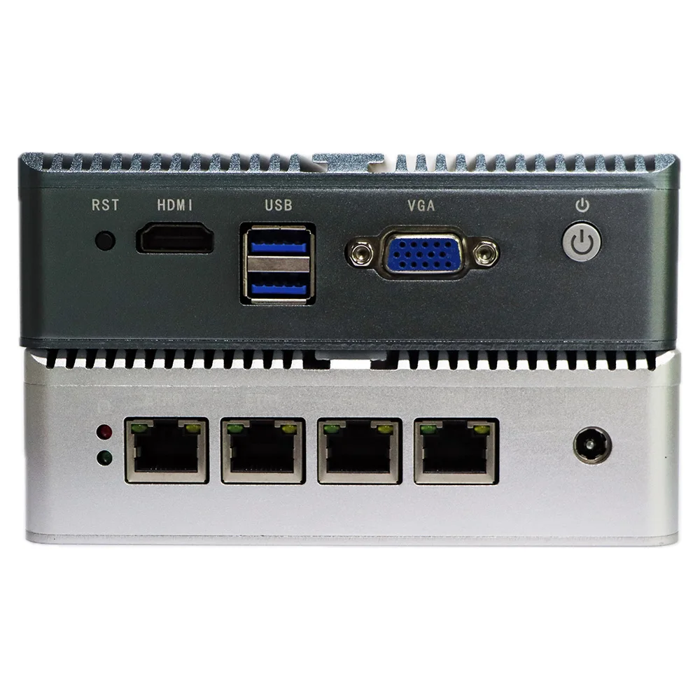 Intel Atom E3845 четырехъядерный процессор 1 91 ГГц 4 Lan i211 GbE Ethernet сетевой мягкий маршрутизатор HDMI VGA Mini PC