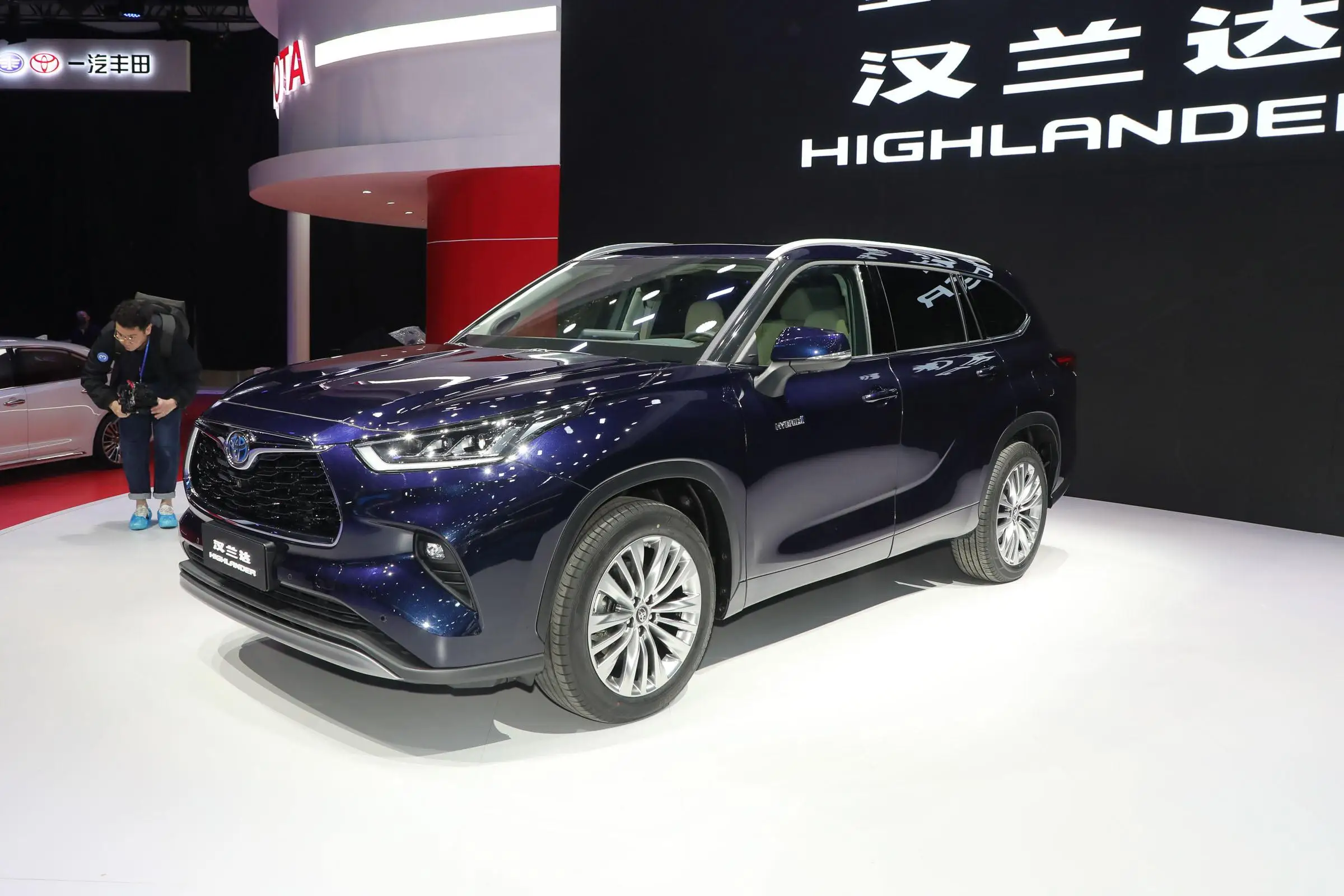 2018 Toyota Highlander электрическая топливная автоматическая коробка передач левое рулевое управление производство кожаных сидений AWD R16 шина 1-25000 евро VI