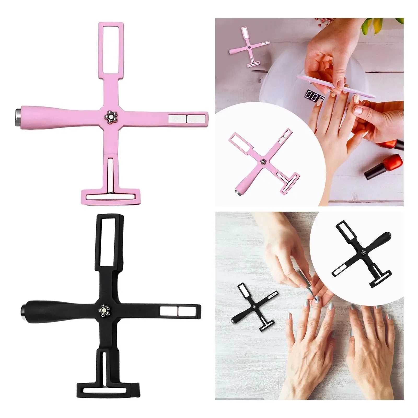 Newest Pink Black DIY 3d Magic Effect Nail Cat Eye Polishing Magnet Magnet Multifunctional Cat Eye Magnet For Nail Art Tools