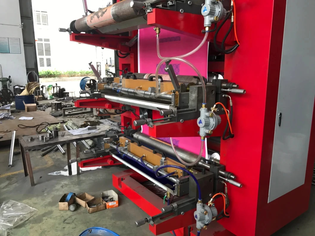 Zhuxin Timing Belt 6 Color Flexographic Printing Machine